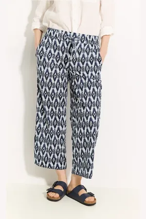 CECIL Damen 7/8 Print Hose in , Gr: XXL