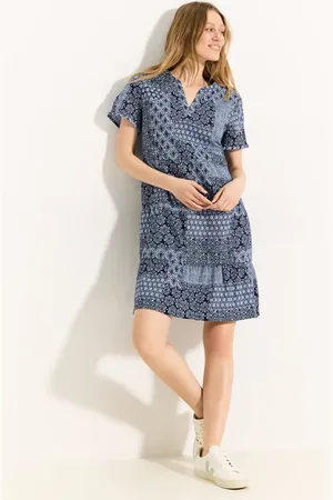 CECIL Damen Patchwork Print Kleid in , Gr: L