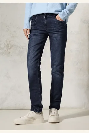 CECIL Damen Jeans im Slim Fit in , Gr: 25