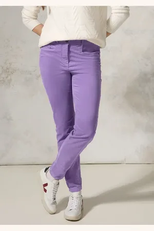CECIL Damen Hose im Velvet-Look in , Gr: 26