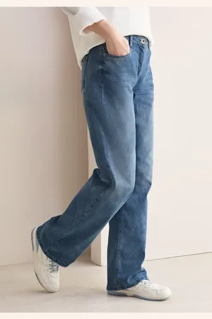 CECIL Damen Wide Leg Jeans in , Gr: 27