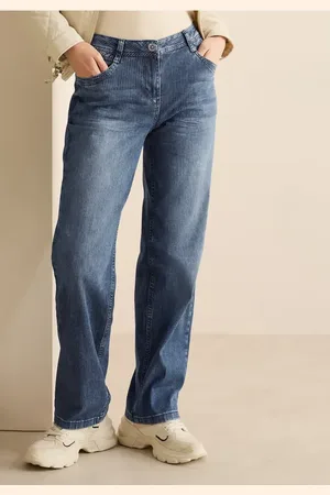 CECIL Damen Straight Leg Jeans in , Gr: 25