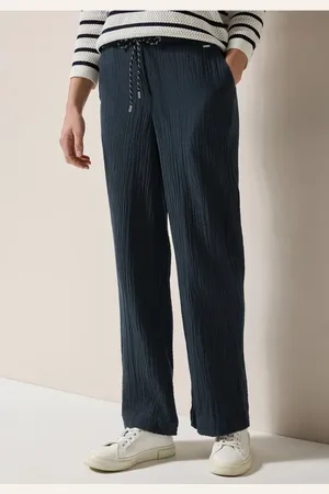 CECIL Damen Wide Leg Musselin Hose in , Gr: XXL