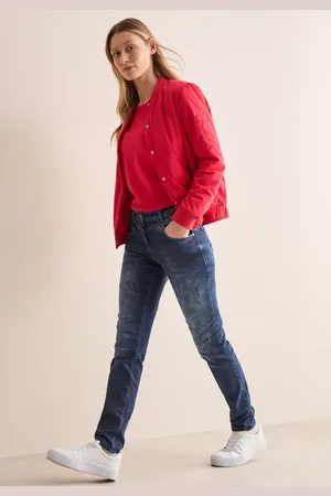CECIL Damen Jeans im Casual Fit in , Gr: 25