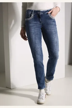 CECIL Damen Jeans mit Details in , Gr: 29