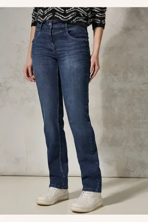 CECIL Damen Straight Leg Jeans in , Gr: 25