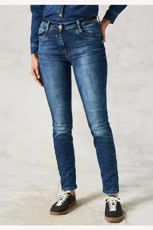 CECIL Damen Jeans im Slim Fit in , Gr: 25