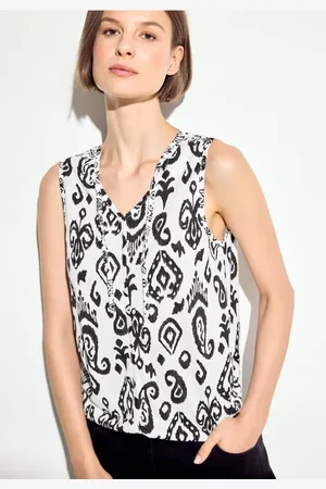 CECIL Damen Top mit Ornament Print in , Gr: M