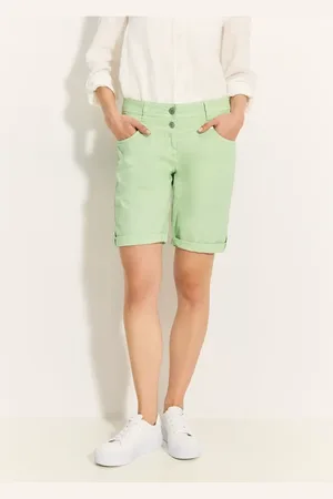 CECIL Damen Shorts mit Strukturstreifen in , Gr: 25