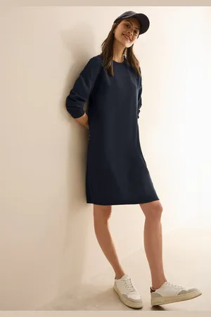 CECIL Sommerkleid, mit Knopfdetail
