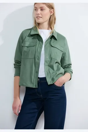 CECIL Damen Kurze Velours Jacke in , Gr: XXL