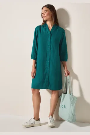 CECIL Damen Blusenkleid aus Leinen in , Gr: L