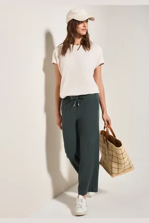 CECIL Damen Wide Leg Musselin Hose in , Gr: XXL