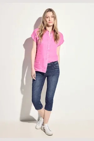 CECIL Damen 3/4 Casual Fit Jeans in , Gr: 27