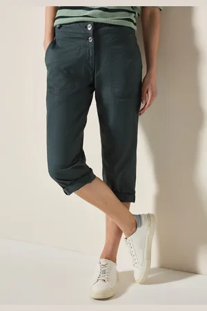 CECIL Caprihose »Style New York«, mit Knopfdetails am Bund
