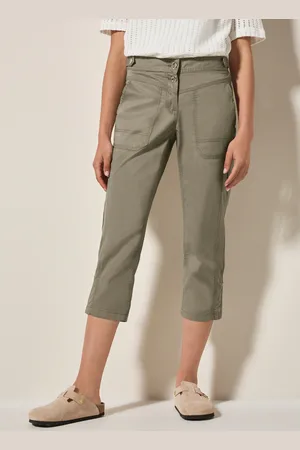 CECIL Caprihose »Style New York«, mit Knopfdetails am Bund
