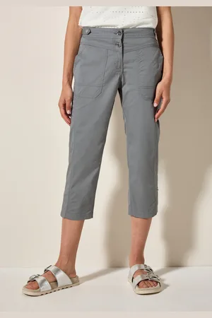 CECIL Caprihose »Style New York«, mit Knopfdetails am Bund