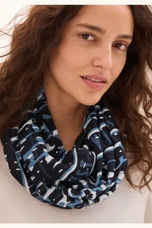 CECIL Damen Loop Schal mit Folien Print in , Gr: One size