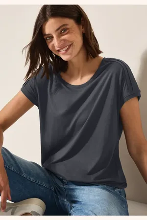CECIL Damen Shirt in Unifarbe in , Gr: L