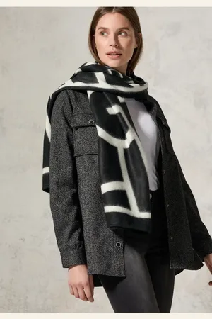 CECIL Damen Schal mit grafischem Muster in , Gr: One size