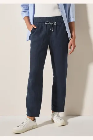 CECIL Damen Leinenhose im Casual Fit in , Gr: XXL