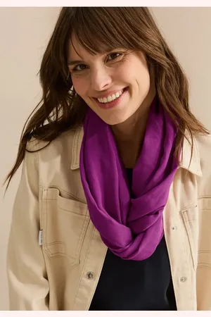 CECIL Damen Loop Schal in Unifarbe in , Gr: One size