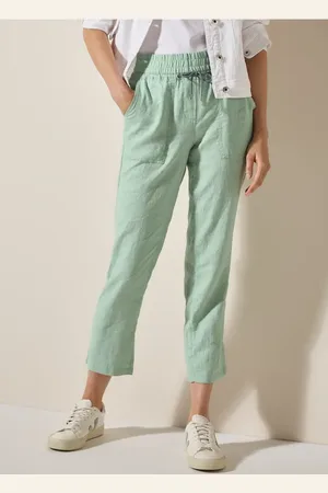 CECIL Damen Leinenhose im Casual Fit in , Gr: XXL