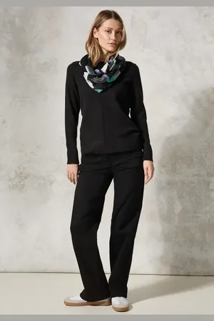CECIL Damen Loop-Schal mit Print in , Gr: One size