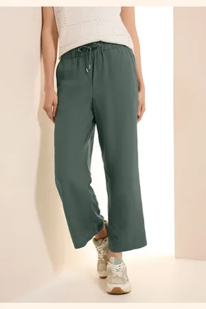 CECIL Damen Wide Leg Hose aus Leinenmix in , Gr: XXL