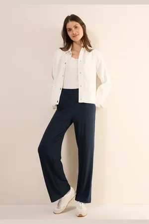 CECIL Damen Wide Leg Jersey-Hose in , Gr: XXL