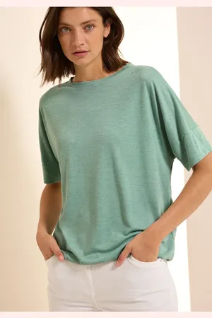 CECIL Damen Shirt mit Dekosteinen in , Gr: L