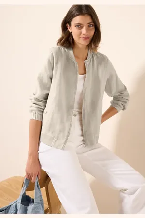 CECIL Damen Leichter Leinen-Blouson in , Gr: XL