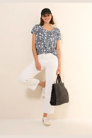 CECIL Damen T-Shirt mit Minimal Print in , Gr: L