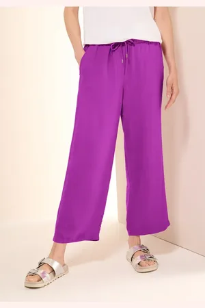 CECIL Damen Wide Leg Hose aus Leinenmix in , Gr: XXL