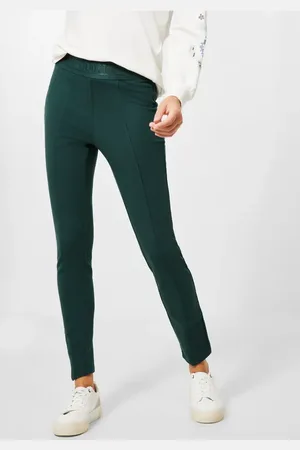 CECIL Damen Slim Fit Hose in Inch 28 in , Gr: XXL