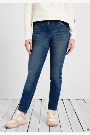 CECIL Damen Slim Fit Jeans in , Gr: 25
