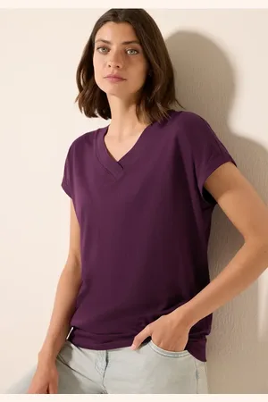 CECIL Damen V-Neck T-Shirt in , Gr: L