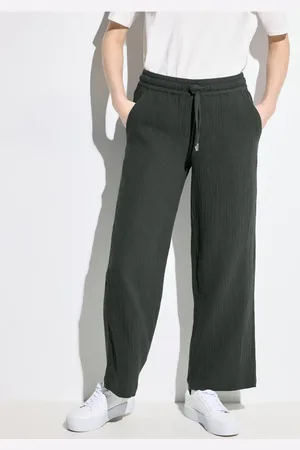 CECIL Damen Musselin Hose in , Gr: XXL