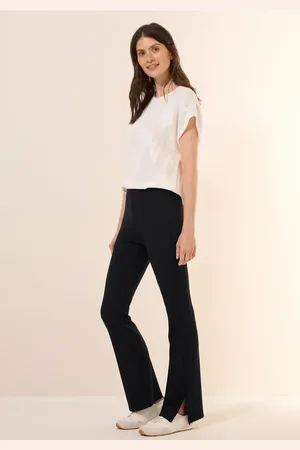 CECIL Damen Bootcut Leggings mit Schlitz in , Gr: L