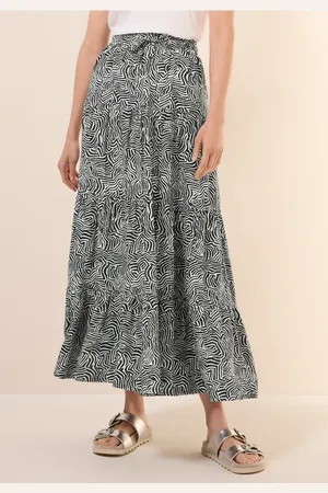 CECIL Print-Rock mit Volants