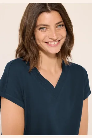 CECIL Damen V-Neck T-Shirt in , Gr: L