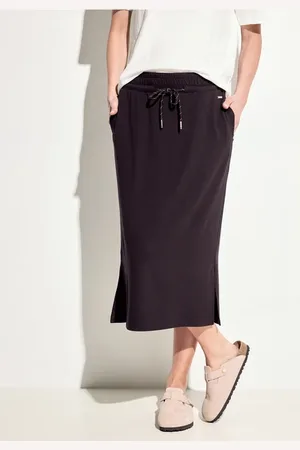 CECIL Damen Jersey Midirock in , Gr: XXL