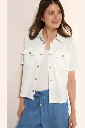 CECIL Damen Kurzarm Overshirt in , Gr: L