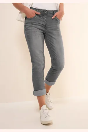 CECIL Damen Straight Leg Jeans in , Gr: 25