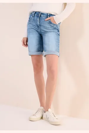 CECIL Damen Casual Fit Jeansshorts in , Gr: 25