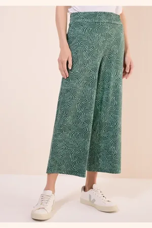 CECIL Damen Gemusterte Wide Leg Hose in , Gr: XXL