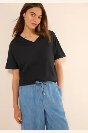 CECIL Damen T-Shirt mit Zierdetail in , Gr: 3XL