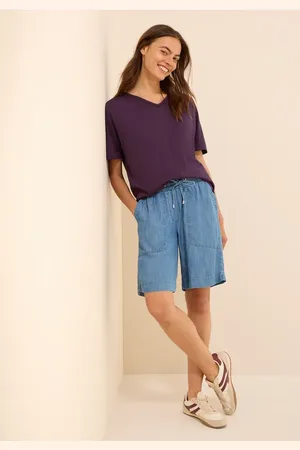 CECIL Damen T-Shirt mit Zierdetail in , Gr: 3XL