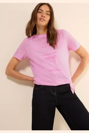 CECIL Damen T-Shirt mit Schmucksteinen in , Gr: L