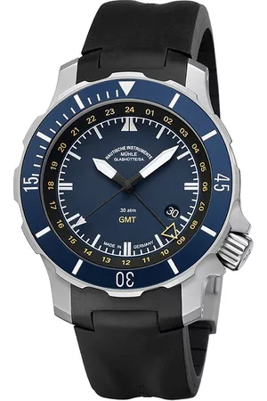 Mühle-Glashütte Herrenuhr Einsatzuhren Seebataillon GMT